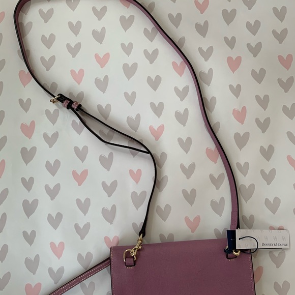 Dooney & Bourke Bags Dooney Bourke Purple Saffiano Milly Crossbody